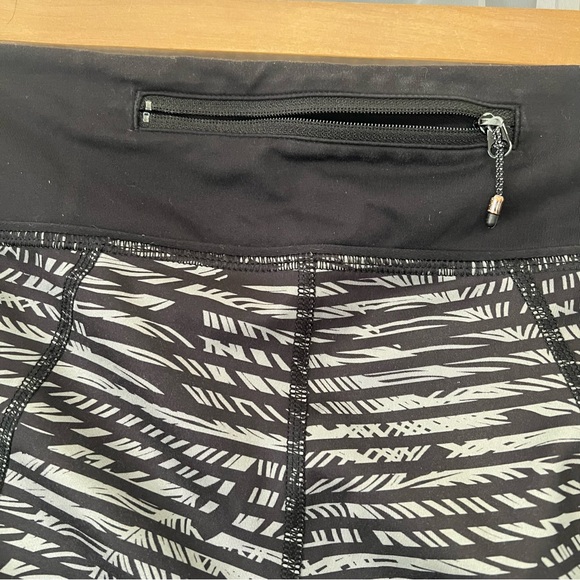 Lululemon Pace Rival Crop *Full-On Luxtreme Stripe Play Slate Black / Black - Picture 8 of 13
